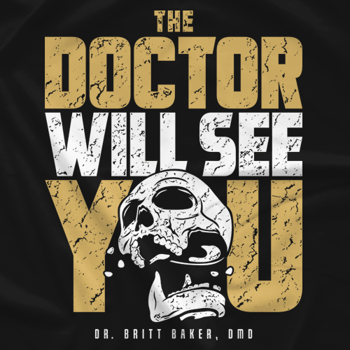 브릿 베이커[The Doctor Will See You]커스텀 티셔츠