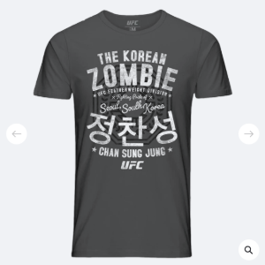 정찬성[FIGHTING PRIDE OF SEOUL]UFC정품 티셔츠