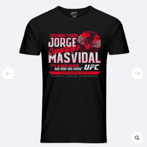 호르헤 마스비달[SUPER NECESSARY]UFC정품 티셔츠