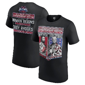 레슬매니아40[Cody Rhodes vs. Roman Reigns]WWE 특별판 티셔츠 (4월 20일)
