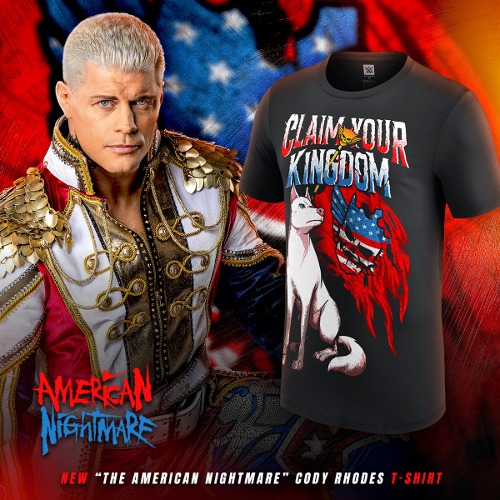 코디 로즈[Claim Your Kingdom Pharaoh]WWE 정품 티셔츠 (S품절)
