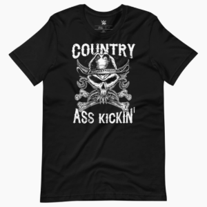 브록 레스너[Country Ass Kickin&#039; Skull]커스텀 티셔츠