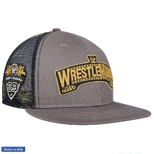 WWE 레슬매니아39[Gray]스냅백 모자