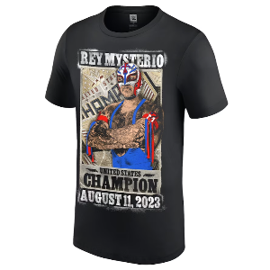 레이 미스테리오[United States Championship]특별판 티셔츠 (9월 15일)